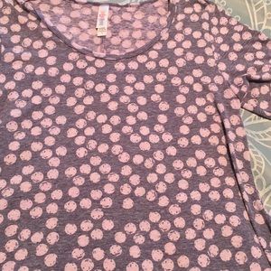 Lularoe SM Perfect T- gray